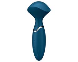 Satisfyer Mini Wand-er - vodotesná masážna vibračná pomôcka (modrá)