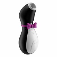 Satisfyer Penguin - nabíjací, vodotesný stimulátor klitorisu (čierno-biely)