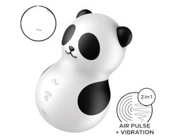 Satisfyer Pocket Panda - vzduchový stimulátor klitorisu (čierna)