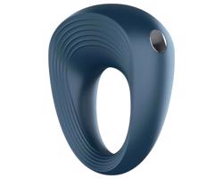 Satisfyer Power Ring - vodotesný vibračný krúžok na penis (sivý)