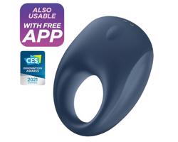 Satisfyer Strong One - inteligentný vibračný krúžok (modrý)
