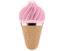 Satisfyer Sweet Treat - nabíjací rotačný stimulátor klitorisu (ružovo-hnedý)