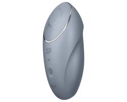 Satisfyer Tap & Climax 1 - 2v1 klitoriálny vibrátor (sivý)