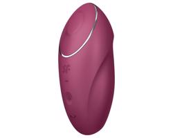Satisfyer Tap & Climax 1 - 2v1 vibrátor a klitoriálny stimulátor (červený)