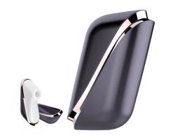 Satisfyer Traveler - cestovný stimulátor klitorisu (čierno-biely)