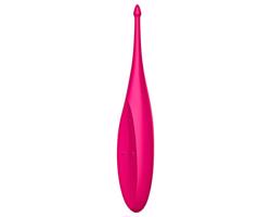 Satisfyer Twirling Fun - nabíjateľný, vodotesný klitorisový vibrátor (ružový)
