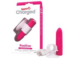 Screaming O Positive - extra silný dobíjací vibrátor (ružový)