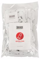 Secura Extra Fun - vrúbkované kondómy (100 ks)