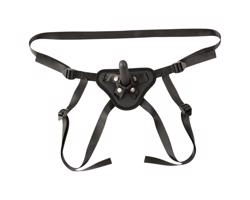 Sei Mio - pripínací dildo s popruhmi - 12,5 cm (čierna)