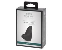 Sensation Finger: vibrujúci prst - Čierny 50 odtieňov šedej