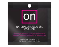 Sensuva ON Stimulujúci Olej - intímny olej pre ženy (0,5 ml)