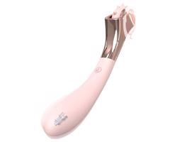 Sex HD - vodeodolný vibrátor a stimulačné koliesko (ružový)