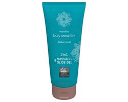 Shiatsu 2v1 Jantárová Vôňa - masážny lubrikant - jantár (200ml)