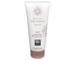 Shiatsu 2v1 Sametový dotyk - hodvábny masážny lubrikant (200ml)