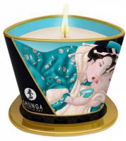 Shunga libido stimulujúca masážna sviečka Midnight Island Blossoms (170 ml)