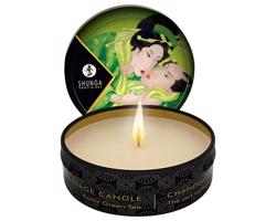 Shunga - masážna sviečka - zelený čaj (30 ml)