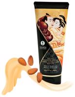 Shunga - masážny krém - sladké mandle (200 ml)