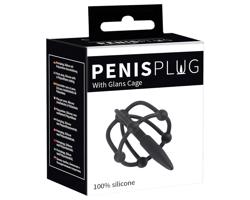 Silikónová hlavica s močovým kužeľom (čierna)