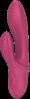 Silikónový vibrátor s výbežkom na klitoris Bunny Duo (19,2 cm)