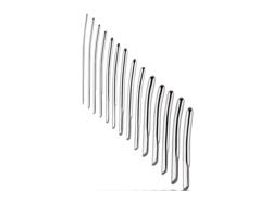 SINNER 174 – sada zakrivených kovových dilatátorov (14 ks)
