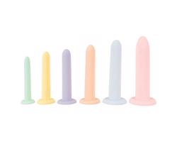 Six in a Row – tréningová sada dildá – 6 ks (farebné)