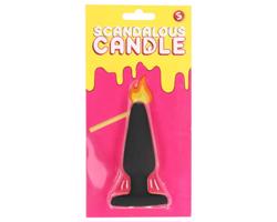 Škandalózna - čierna sviečka (50g)