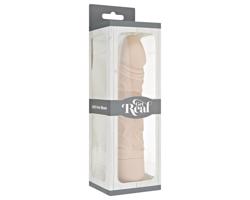 Skutočný pôžitok - realistický, silikónový vibrátor (prírodný)