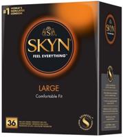 SKYN Large – XL bezlatexové kondómy (36 ks)