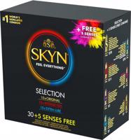 SKYN Selection – mix bezlatexových kondómov (35 ks)