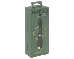 Smaragdová Láska - nabíjateľný, vodotesný G-bod vibrátor (zelený)