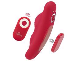Smile - bezdrôtový vibračný stimulátor (červený)