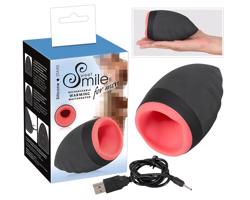 SMILE Heating - akumulátorový ohrievač úst masturbátor pre mužov
