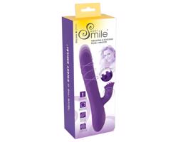 Smile Pearl - vibrujúci fialový láskač s perlami