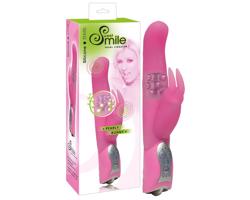 SMILE Pearly Bunny - perlový vibrátor (ružový)
