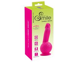 SMILE Powerful - nabíjací vibrátor s prísavkou, 2 motory (ružový)