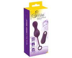 SMILE RC Láskyplné guličky - nabíjateľné vibračné vajíčko (fialové)