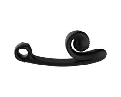 Snail Vibe Curve - 2v1 klitorisový stimulátor a vibrátor (čierny)