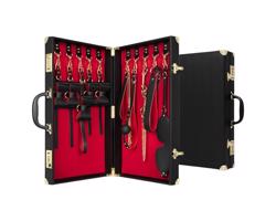 Spálňová fantázia - 13-dielny BDSM kufor (čierny)