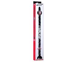 Špirálové análne dildo 18 cm (čierne)