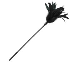 Sportsheets - čierne pierko na dlhom držadle