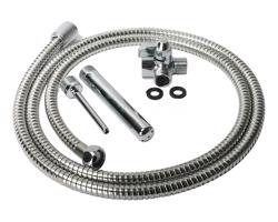 Sprchová sprcha - hliníková intímna sada (strieborná)