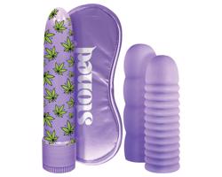 Stoner Bonga Bunga - Sada vibrátorov (4 diely) - Fialová