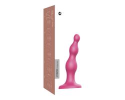 Strap-on-me Korálky S - korálkový, prísavkový vibrátor (ružový)