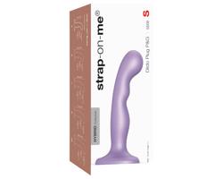 Strap-on-me P&G S - zakrivené dildo s prísavkou (fialové)