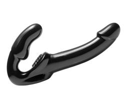 Strap U Revolver - pripínateľné dildo bez popruhov (čierne)