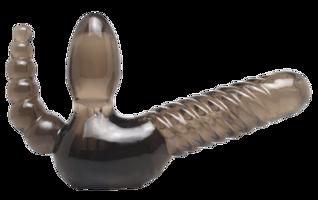 Strapless Strap-On with Anal Stimulator