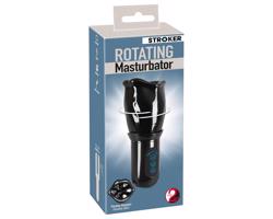 STROKER Rotating - rotačný masturbačný rukáv (čierny)