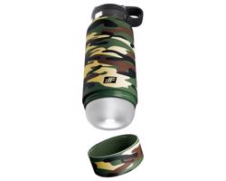 Štýlový kempovací pohár - masturbátor (zeleno-čierny)