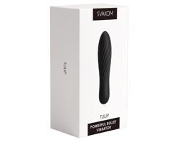 Svakom Tulip - nabíjací, mini vibrátor (čierny)