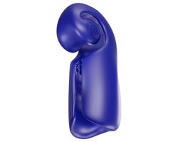 SVibe EVO - vodotesný, nabíjací masturbátor (modrý)